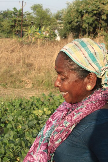 Left: Suman has done daily wage work all her life.