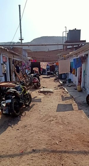Around 120 families live in Citizen Nagar, a relief colony for 2002 riot victims at the foothills of the Pirana landfill in Ahmedabad

