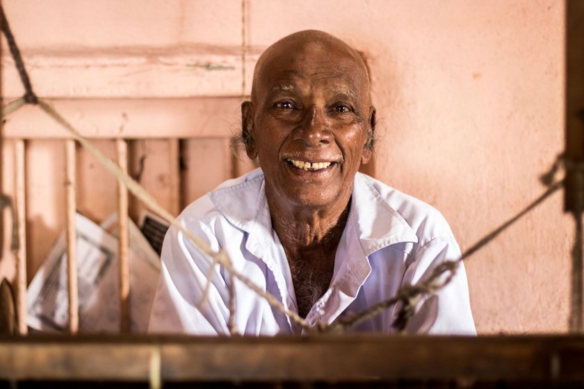 Vasant Tambe retired as a weaver last year; for 25 years, he also worked as a sugarcane-cutter on farms. The lockdown has rocked his and his wife Vimal's fragile existence

