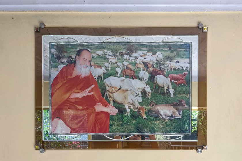 Left:  The late Shri Harvansh Singh Nirmal, was a religious scholar who founded the library.