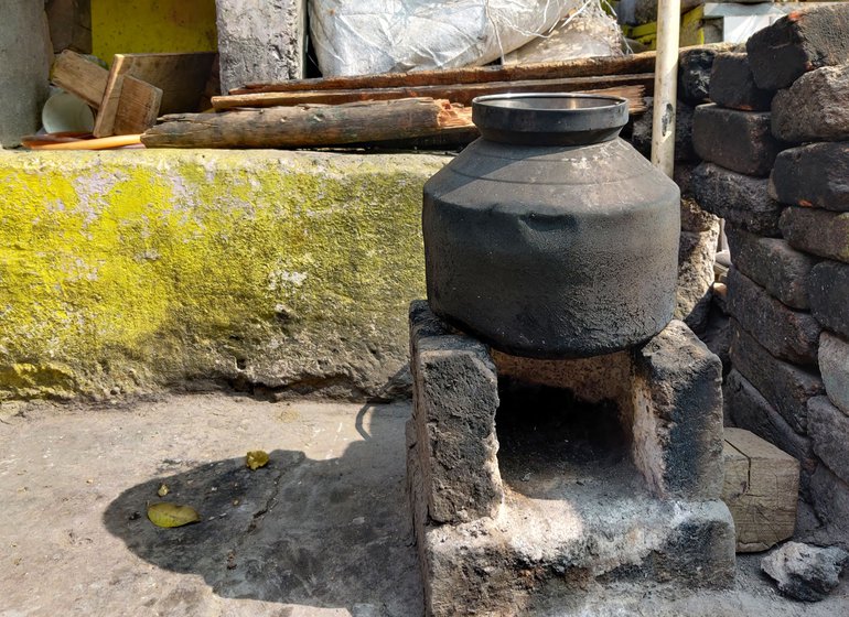 The pollution from her biomass-burning stove has damaged her lungs