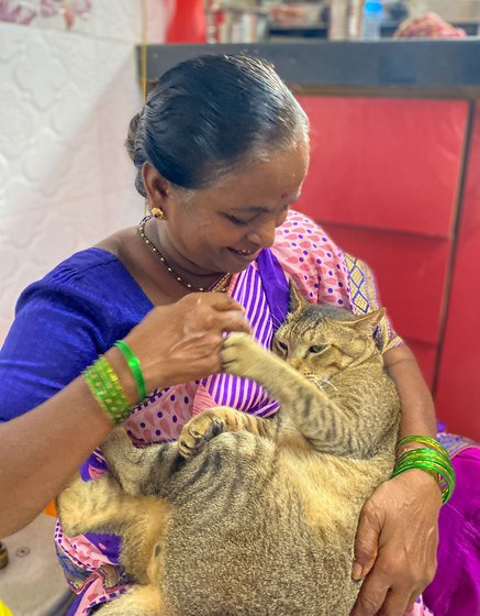 Left: Colaba Koliwada (left) is home to 800 families. Middle: Vandana at home in a lighter moment. Right: Gayatri gets emotional while talking about her daughter