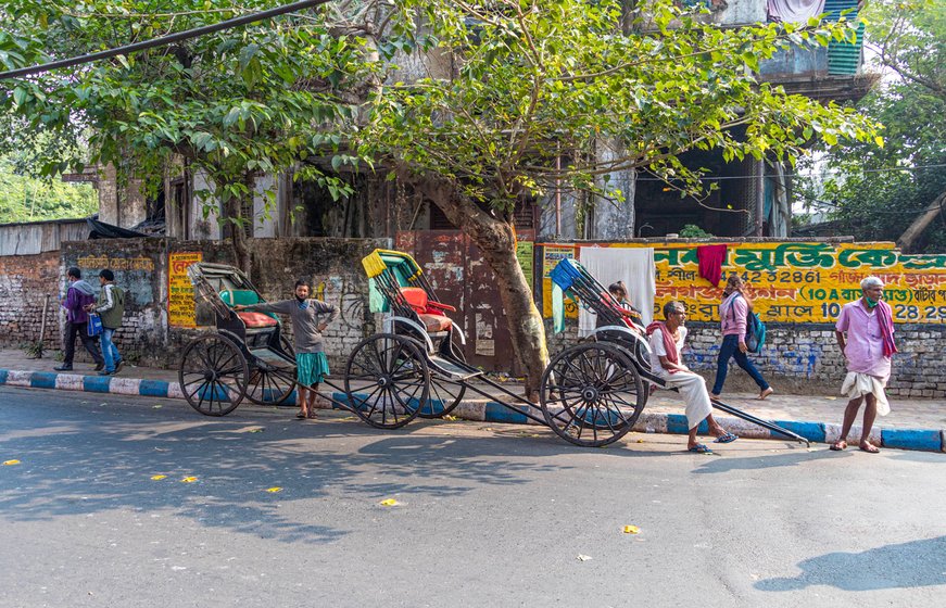 Paswan operates from a rickshaw stand in South Kolkata along with around 30 others, many of whom returned to their villages during the lockdown

