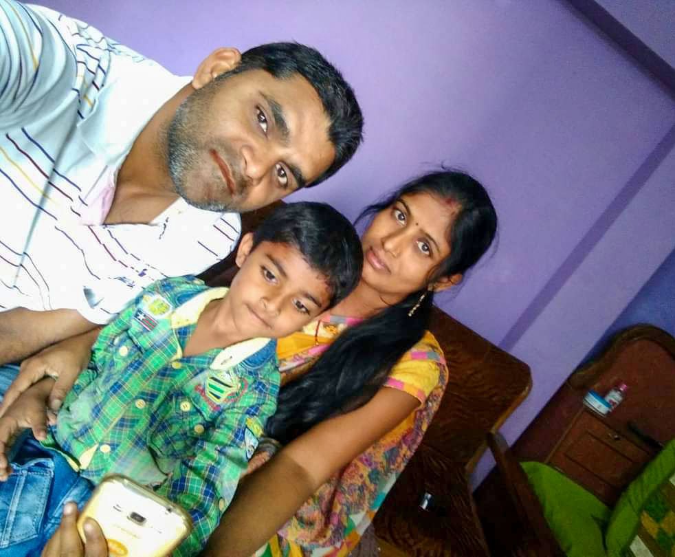Sanjeev, Yatharth and Jyoti at home: 'I took her there [for poll training] and found huge numbers of people in one hall bumping into each other. No sanitisers, no masks, no safety measures'