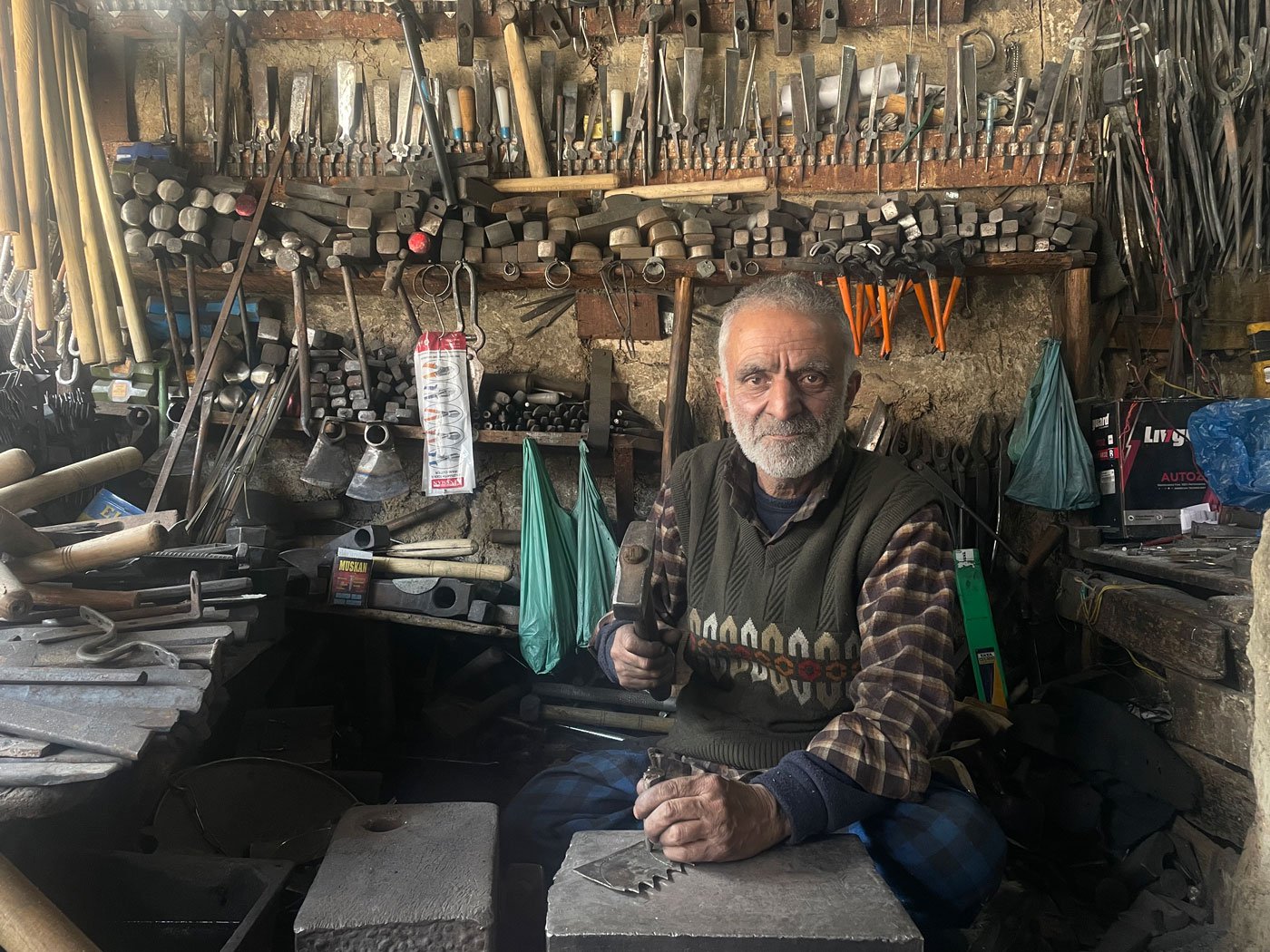 'I am sure that even if I try to make a wouch, I will not be successful,' says Ali Mohammad Ahanger, a blacksmith in Srinagar’s Ali Kadal area