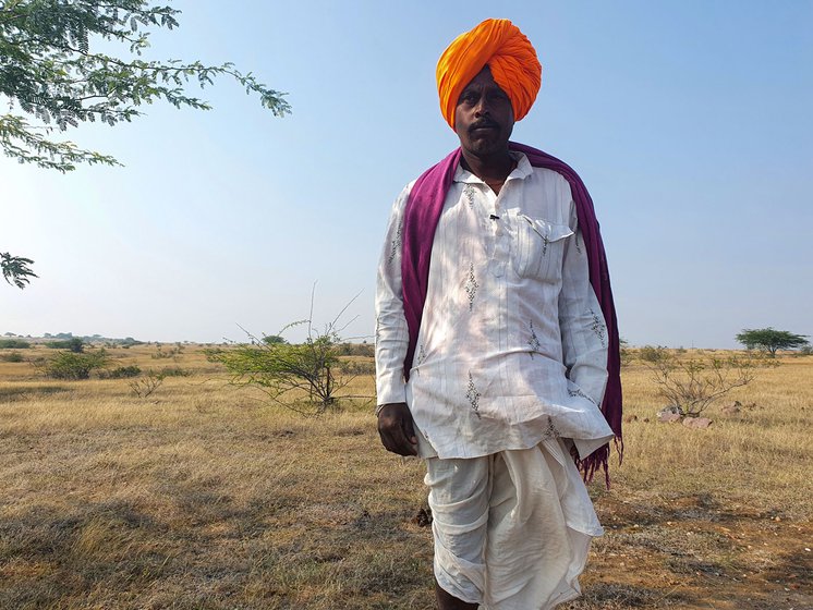 Tukaram Kokare lost nine full-grown sheep and four lambs from his herd of 90. He says, 'It was a huge loss.'