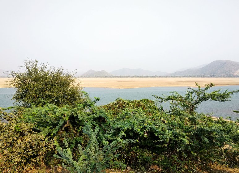 A view of River Godavari from the verandah of Sridevi’s house