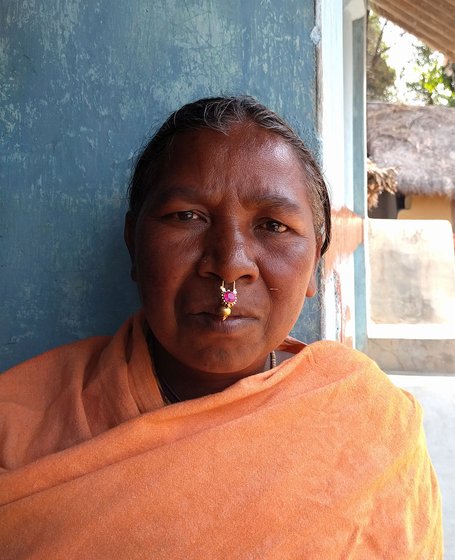 Chandramma Masia at her house in Nuaguda