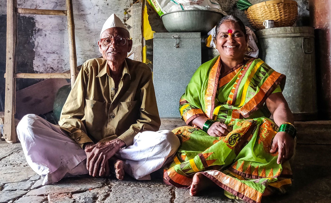 Bapu and his wife, Lalita, a homemaker, go down the memory lane at his workshop. The women of  Rendal remember the handloom craft as a male-dominated space