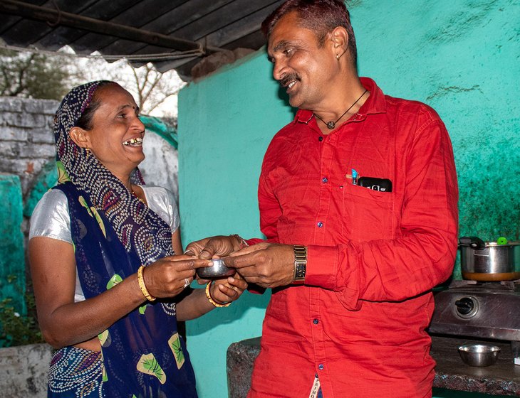 Kalpana Rawal’s and her husband Gorak Nath 