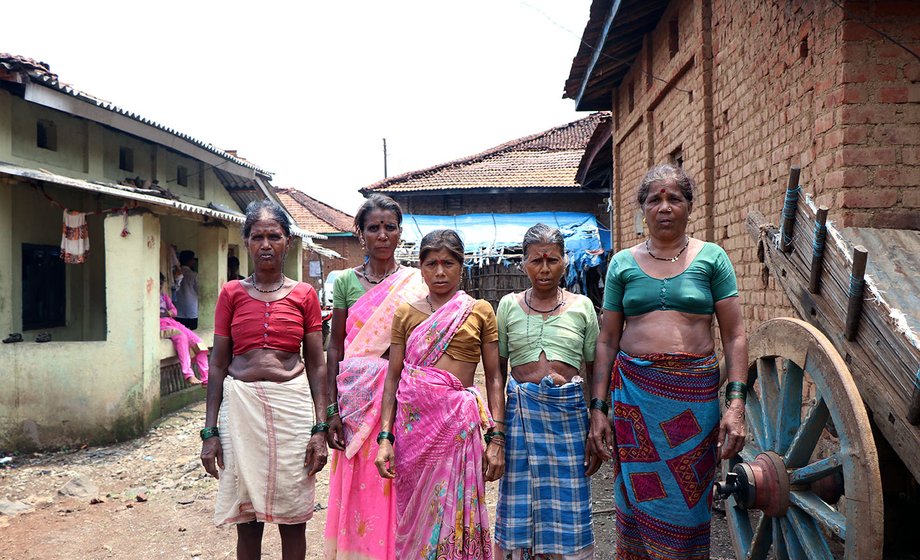 Tribal families self-settled in Murbicha Pada 