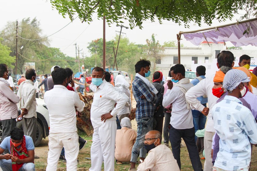 At Lucknow’s Sarojini Nagar, May 2, counting day: Panchayat polls in UP are gigantic and this one saw nearly 1.3 million candidates contesting over 8 lakh seats