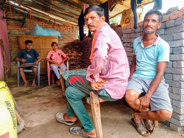 In Hirapur village, 45-year old Bhaktada Zarkar fell prey to the growing tiger-man conflict in and around TATR. His children (left) Bhavik and Ragini recount the gory details of their father's death. The victim’s friends (right), Sanjay Raut and Vasant Piparkhede, were witness to the incident. ' We could do nothing other than watching the tiger drag our friend into the shrubs,' says Piparkhede.