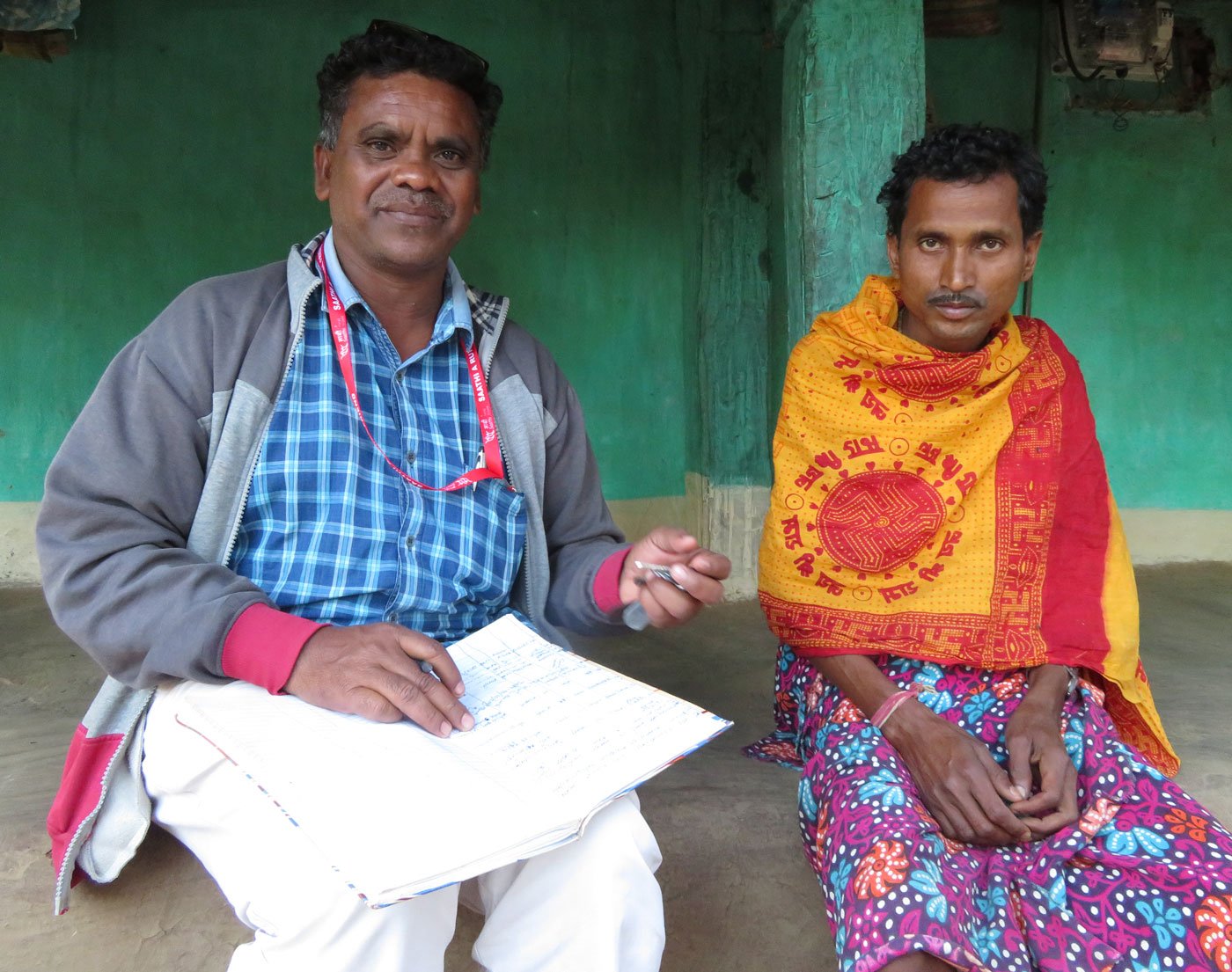 Although the Benoor PHC maternity room (left) is well equipped, Pramod Potai, a Gond Adivasi and NGO health worker says many in his community seek healthcare from unqualified practitioners who 'give injections, drips and medicines, and no one questions them'