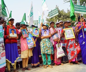 Jhabua's protesting farmers in Delhi
