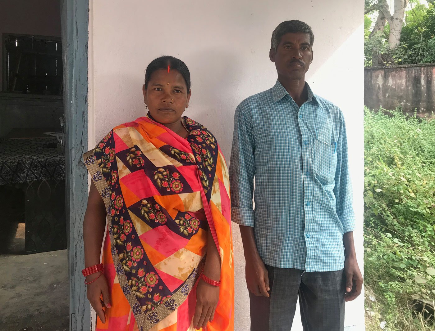 Vikas Mitra Malati Kumar and Nandkishore Manjhi: 'We work as a team. I talk to the women, he talks to their husbands', she says 

