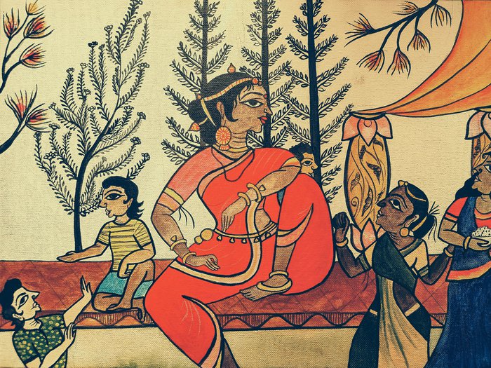 The lead illustration by Jigyasa Mishra is inspired by the Patachitra painting tradition.
