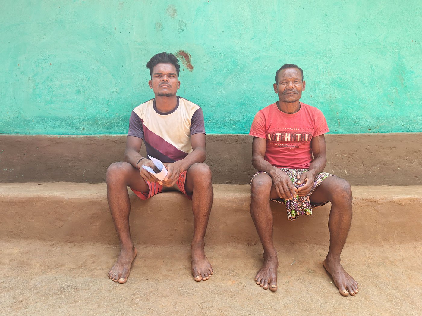 When Kosha’s wife, Ware, passed away in the village of Alwa in Bastar district, a group of men suddenly barged into their home and started beating the family up. 'Nobody in the village intervened,' says his son, Datturam (seated on the left). 'We have lived here all our life. Not a single person in the village had the courage to stand up for us.' The Christian family belongs to the Madiya tribe and had refused to convert to Hinduism