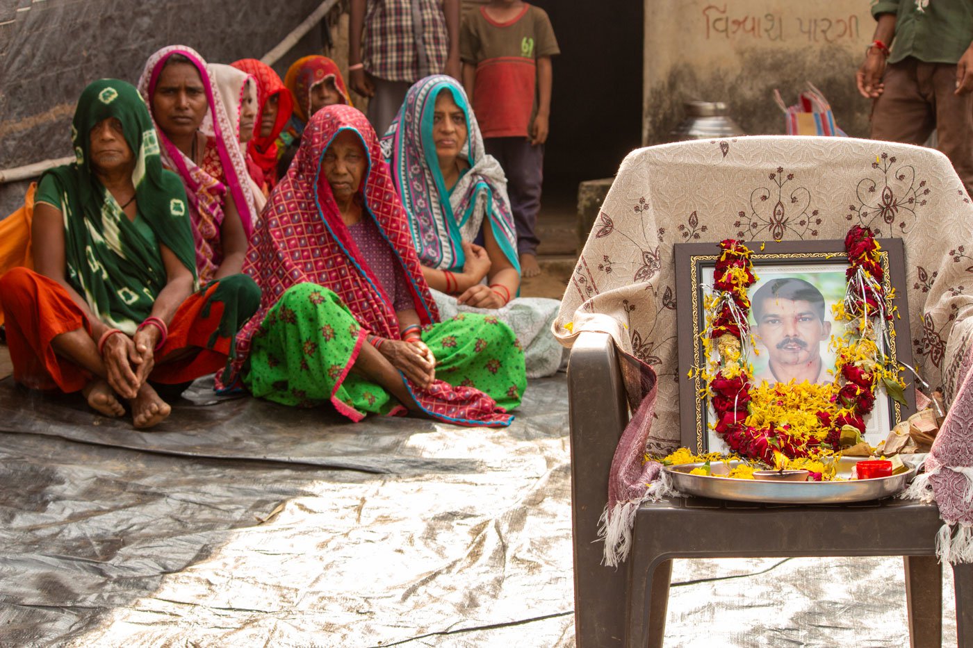 Vajesinh's relatives in mourning