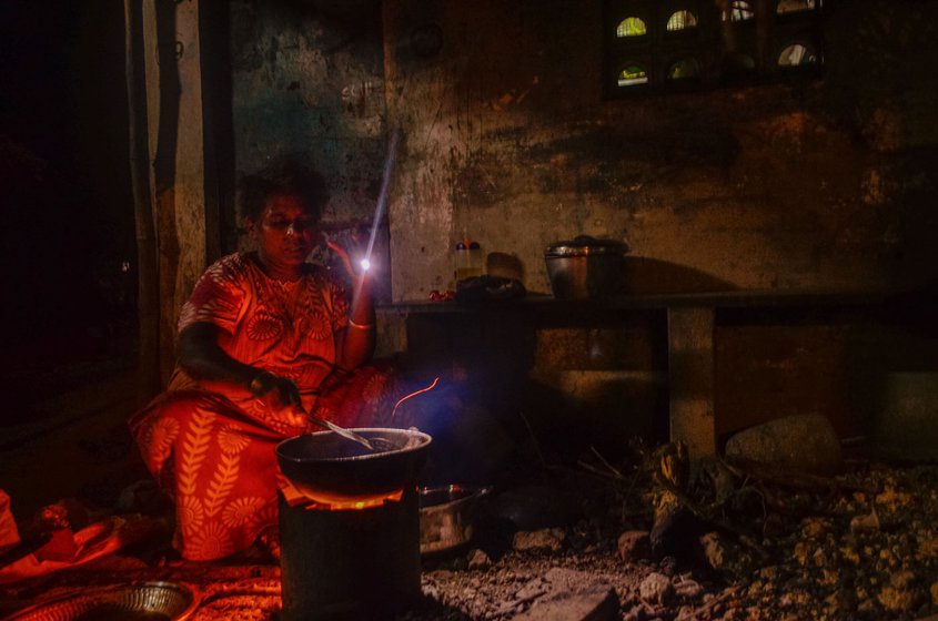 From my childhood days, we have always cooked on a firewood stove. An LPG connection came to us only in the last four years. Also, it is very hard now to collect firewood near where we live