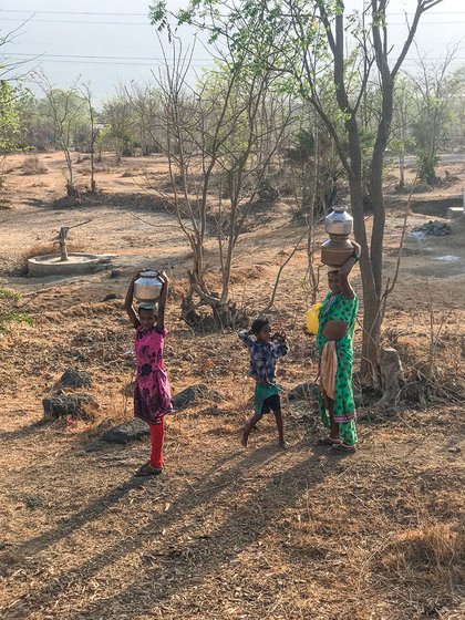 Women carrying water 