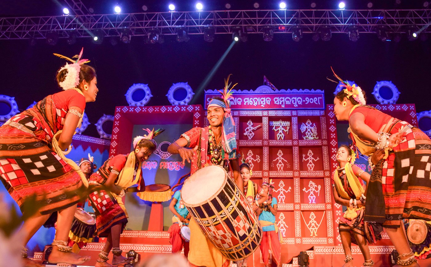 Group Kalajibi performing in Sambalpur district