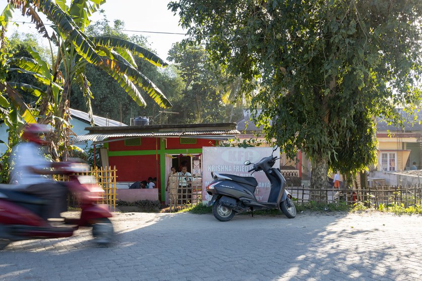 KFC is a favourite spot in Kulamora on Majuli island