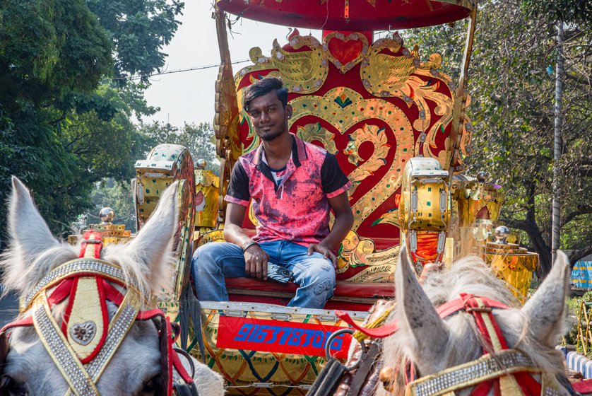 'In the old days, kings used to live here and they would ride around on carriages. Now visitors to Victoria come out and want to get a feel of that,' Akif says