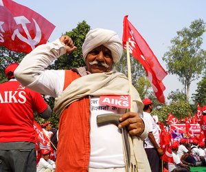 Jhabua's protesting farmers in Delhi