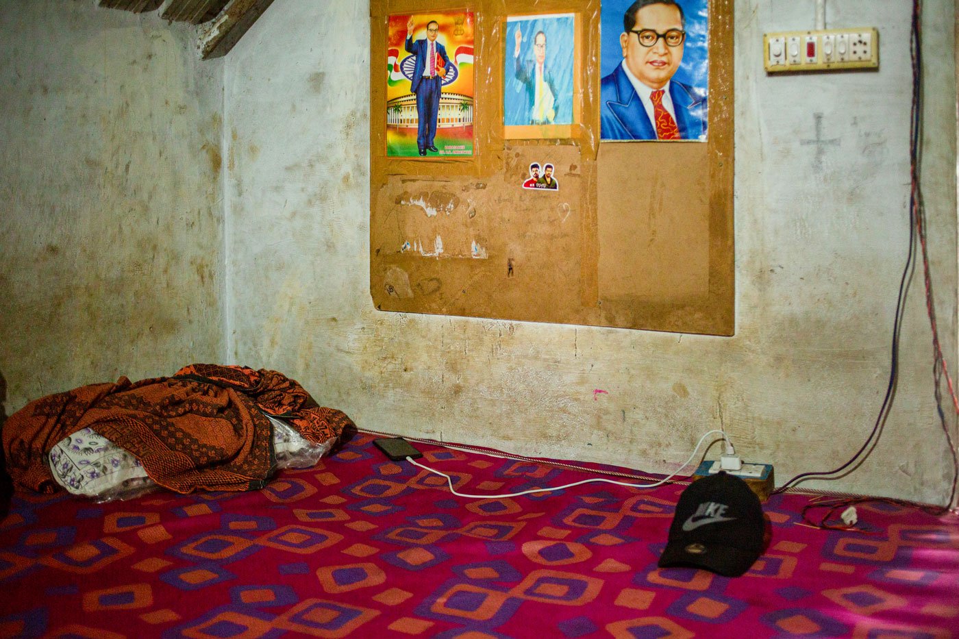 Raja says Akash was particularly fond of  Dr. B.R. Ambedkar. 'He had hung his [Ambedkar’s] portrait [near his bed] so that he would be the first image to see when he woke up'