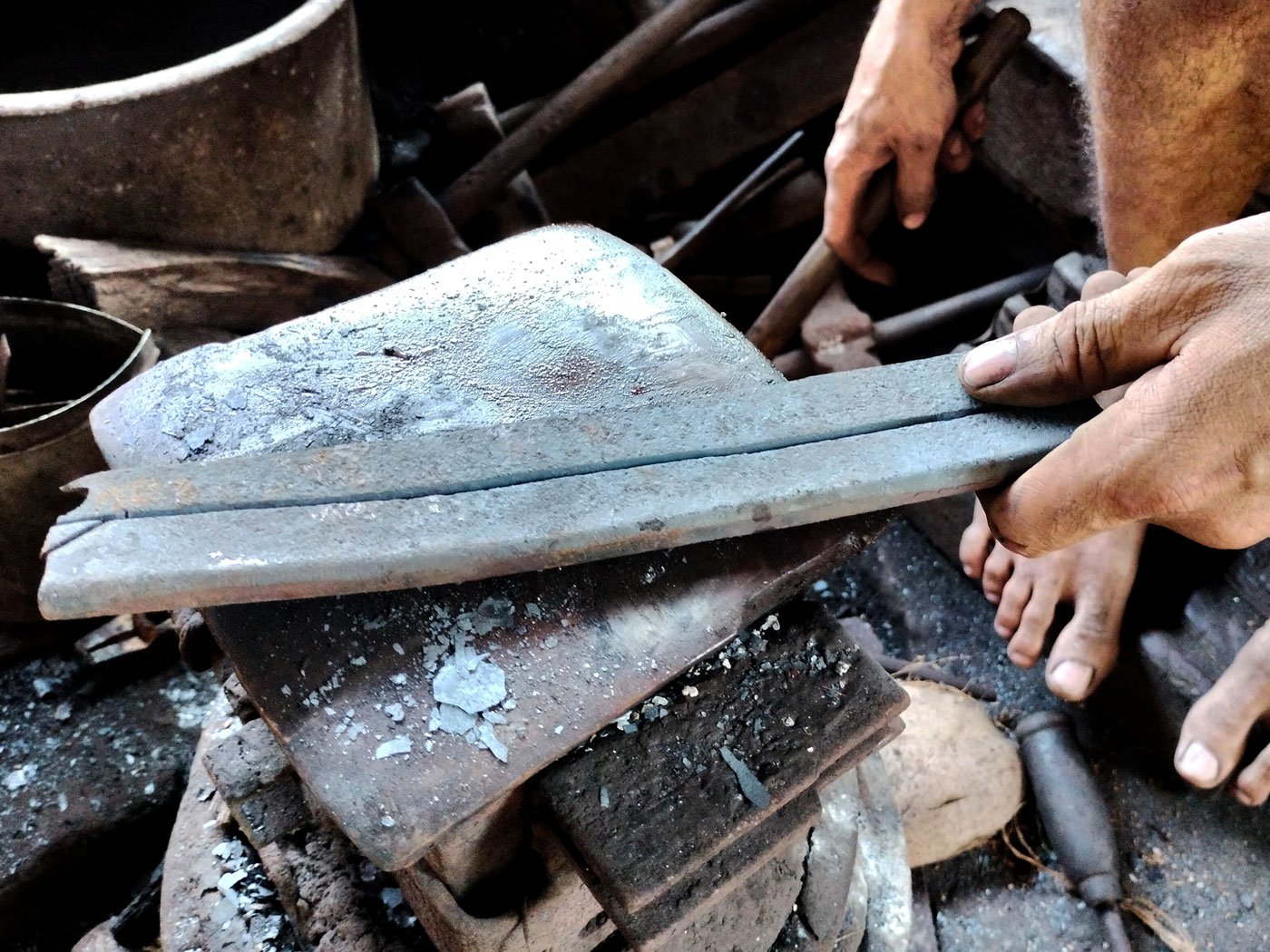 Vasai’s blacksmith solders on