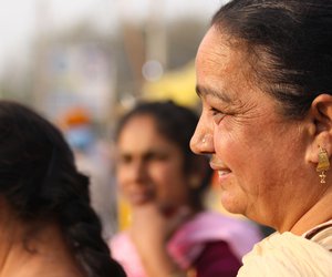 Ramdev Kaur, 55, from Bhari Panechan village of Patiala district in Punjab, said: “We have two battles to fight. One is daily, as women, confronting the problems created by men. The other is now, as farmers, we also have to fight the government. This day gives us hope that we will win both [battles].”