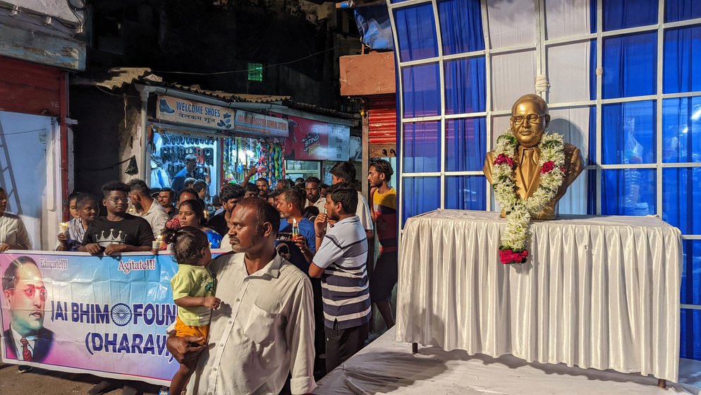 The rally starts from Periyar Chowk and ends at the Ambedkar statue inside the compound of Ganeshan Kvil. The one and a half kilometre distance is covered within two hours