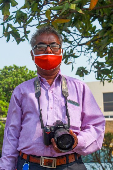 Baijnath Choudhary, who works at Narmian Point and Marine Drive, says: 'Today I see anyone and everyone doing photography. But I have sharpened my skills over years standing here every single day clicking photos'