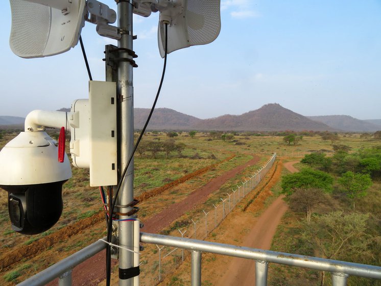 View of the area from a watchtower