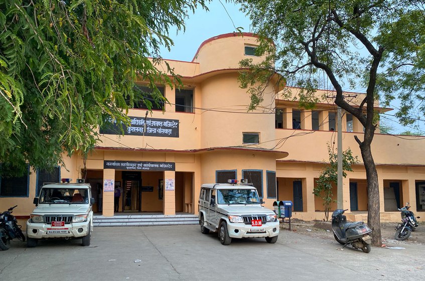 For unpaid workers, accessing legal channels such as the police (left) and the law (right) in Kushalgarh is not always easy as photographic proof, attendance register copies, and details of the employers are not always available