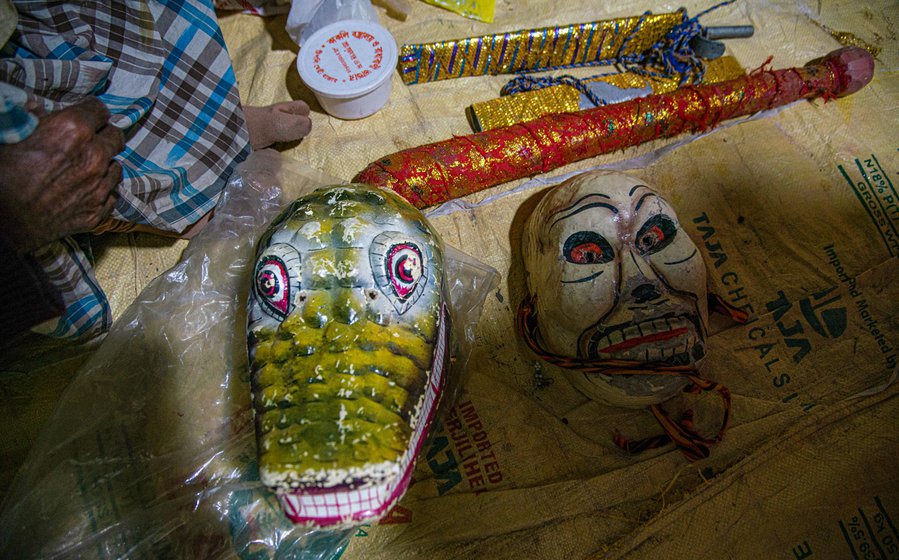 Modelled on animals, these masks will be used by the actors essaying the roles