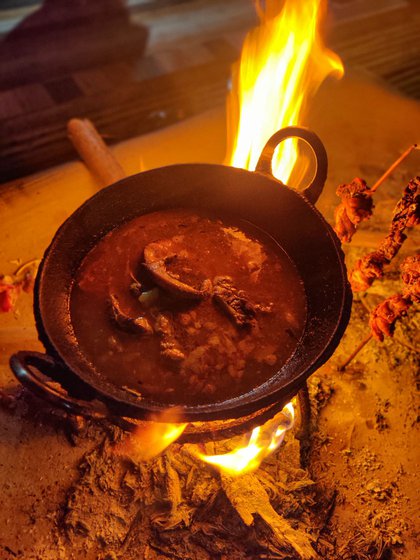 Fish curry, or ghetiya