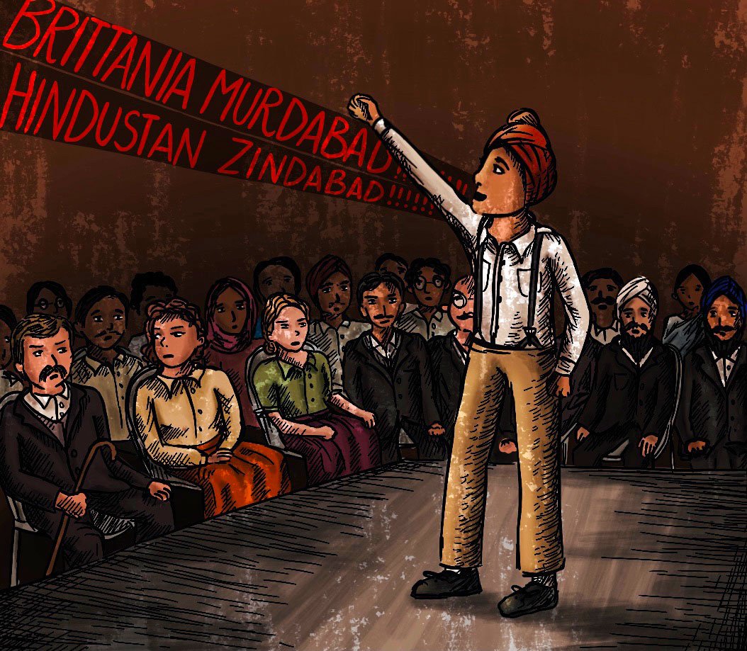 After being expelled from school in Class 3, Bhagat Singh Jhuggian never returned to formal education, but went to be a star pupil in the school of hard knocks (Illustration: Antara Raman)
