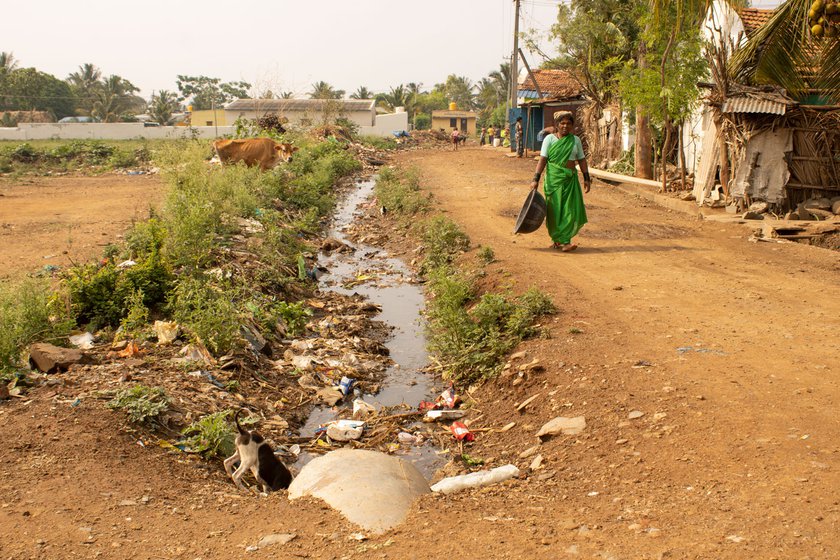 With no space for a toilet in their homes, or a public toilet in their colony, the women go to the open fields around. Most of them work on farms as daily wage labourers and hand pollinators, but there too sanitation facilities aren't available to them