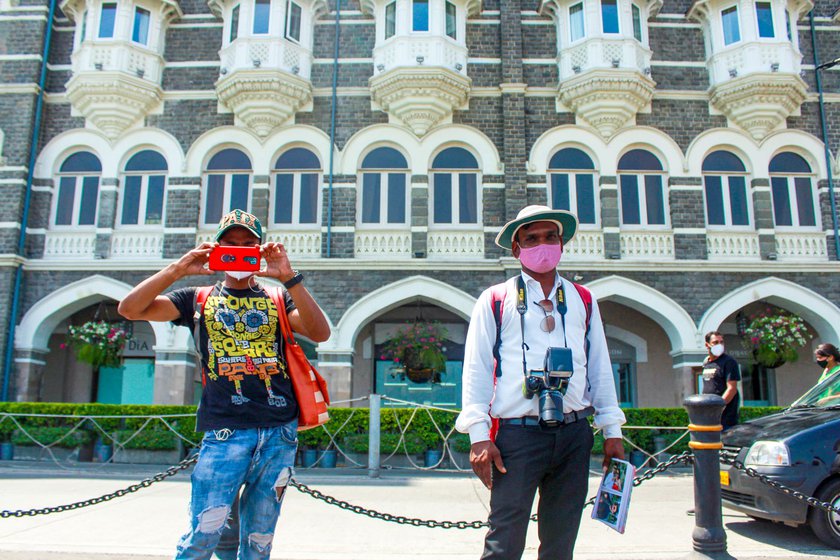 A few photographers have started working again from mid-June – they are still not allowed inside the monument complex, and stand outside soliciting customers