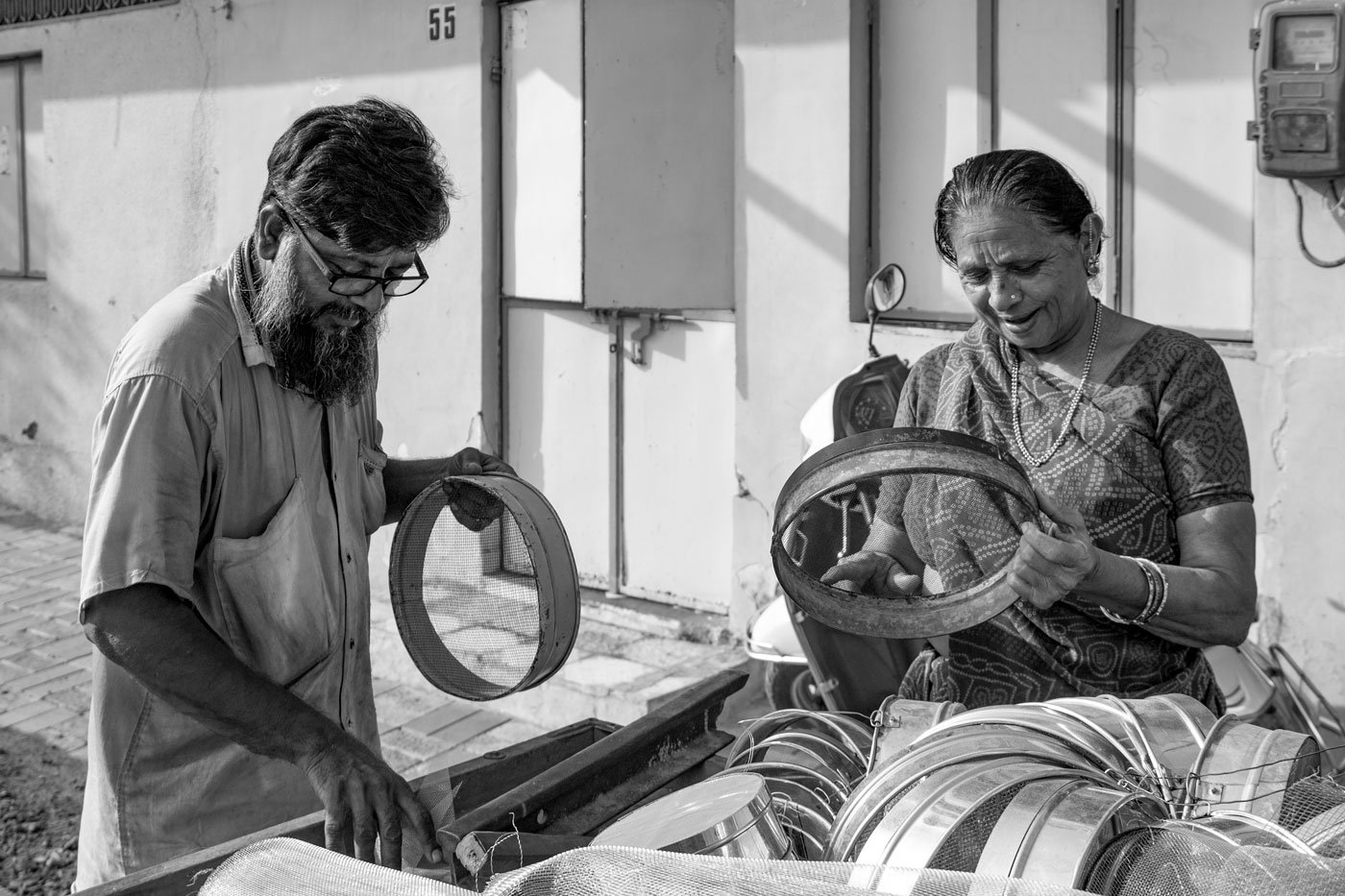 Mohamad, the sieve maker of Ahmedabad