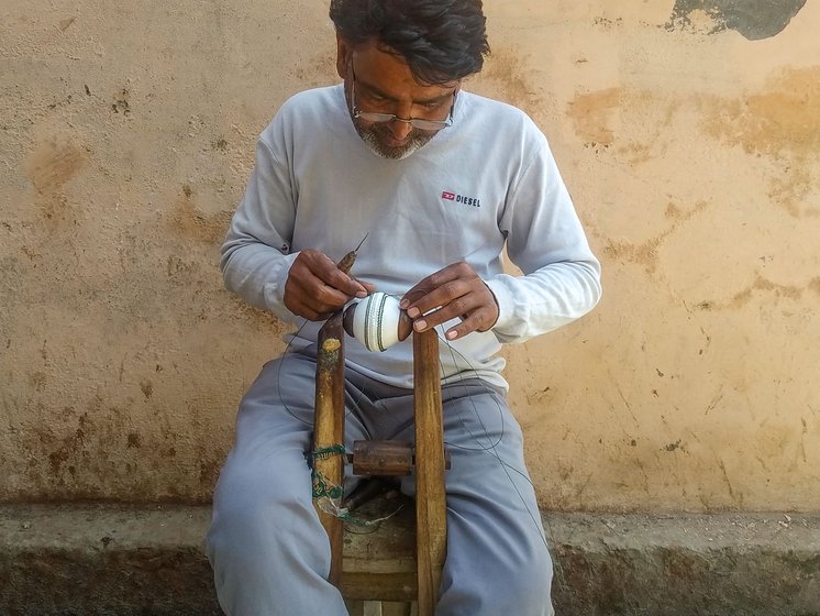 A karigar only moves to seam stitching after years of mastering the other routines.