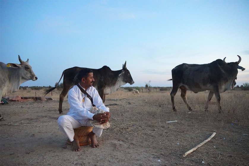 Kamal Kunwar (left) and Sumer Singh Bhati (right) who live in Sanwata village rue the loss of access to trees and more