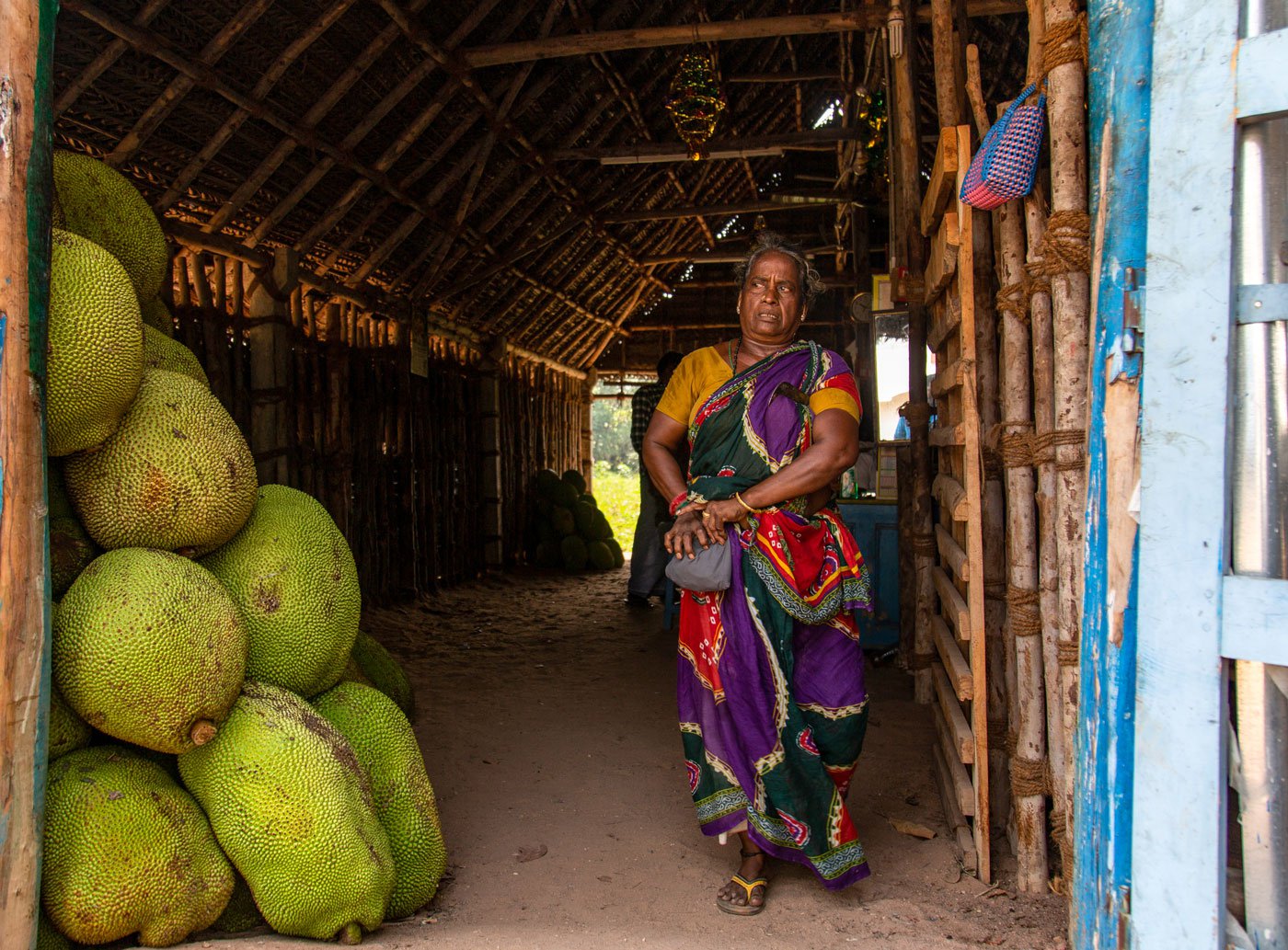 Lakshmi sets the price for thousands of kilos of jackfruit every year. She is one of the very few senior women traders in any agribusiness