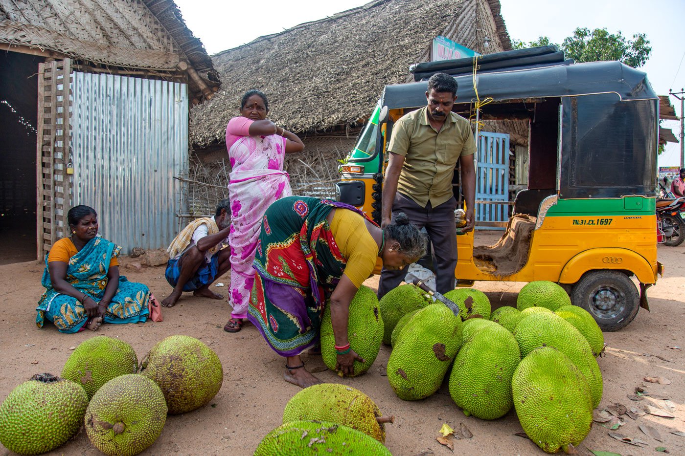 Lakshmi is in great demand during the season because people know she sources the best fruit