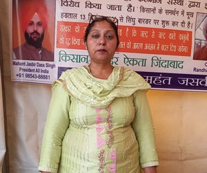 Kuljeet Kaur, a 47-year-old government primary school teacher from Bhari Panechan village of Punjab’s Patiala district, explained why women’s issues are  important: “When the crops do not fetch proper rates, it affects women directly. The education of girl children becomes a problem. The true implementation of the Swaminathan Commission report is what we need right now. The government should not lie when they next come asking for votes.”