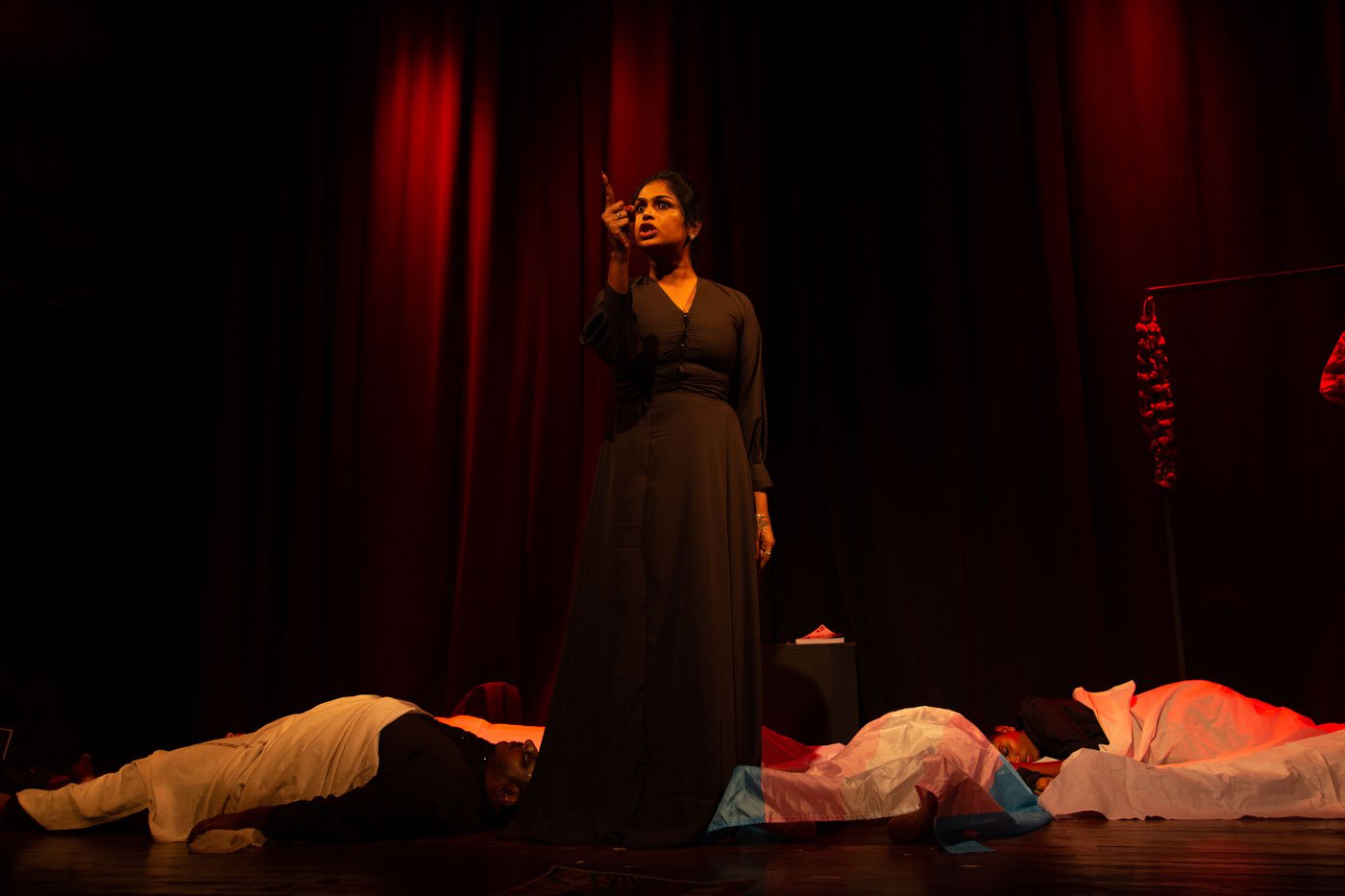 In the play, Negha questions the silence of society around harassment and violence experienced by the trans community