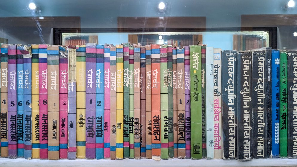 A collection of Premchand’s books