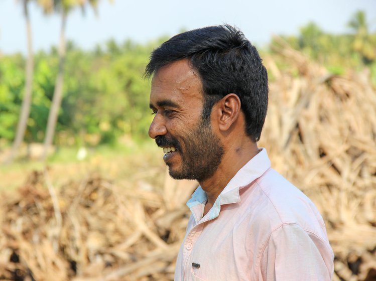 Thiru spends at least two hours a day educating others about organic farming.